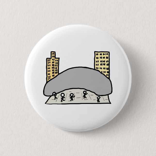 Chicago Bean Button (Front)