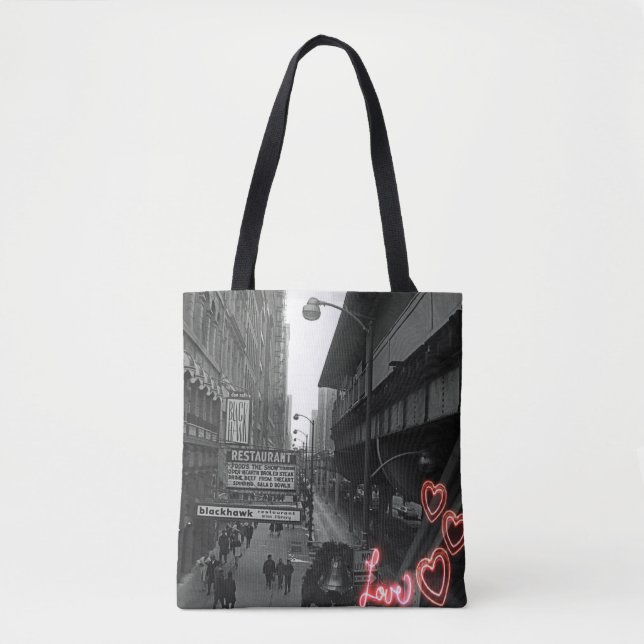 Chicago Blackhawk restaurant 1960's Photo Original Tote Bag (Front)