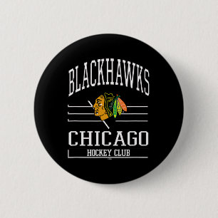 Chicago Blackhawks Hockey Club Red Officially Lice Button