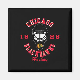 Chicago Blackhawks Hockey Mask Black Officially Li Magnet