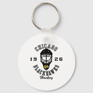 Chicago Blackhawks Hockey Mask Red Nhl Officially Keychain