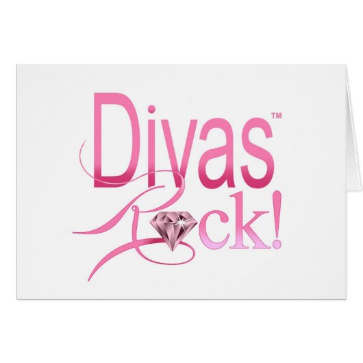 CHICAGO BLING - "Divas Rock!" Cards (Front Horizontal)