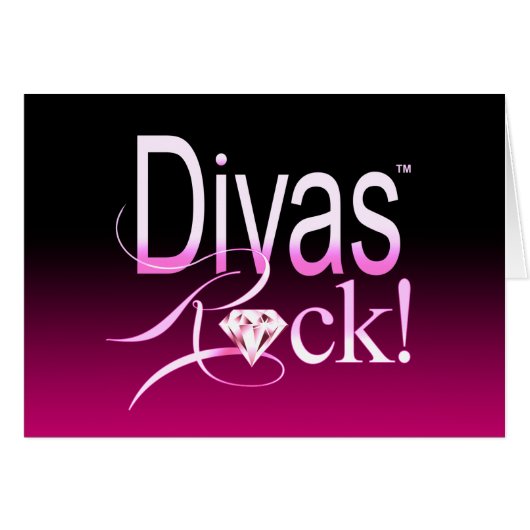 CHICAGO BLING - "Divas Rock!" Cards (Front Horizontal)