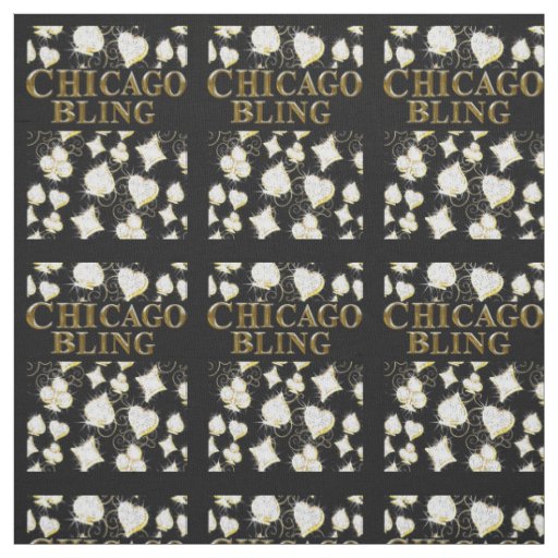 CHICAGO BLING FABRIC