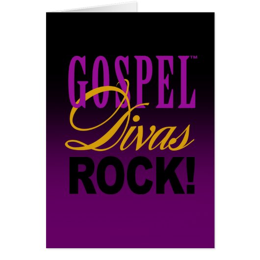 CHICAGO BLING - "Gospel Divas Rock!" Cards (Front)