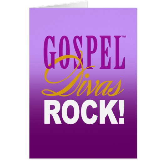 CHICAGO BLING - "Gospel Divas Rock!" Cards (Front)