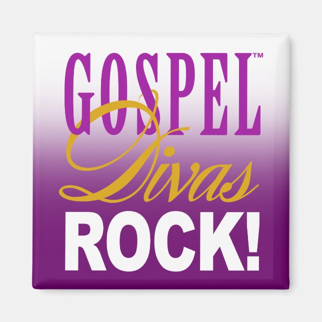 CHICAGO BLING - "Gospel Divas Rock!" Magnet (Front)