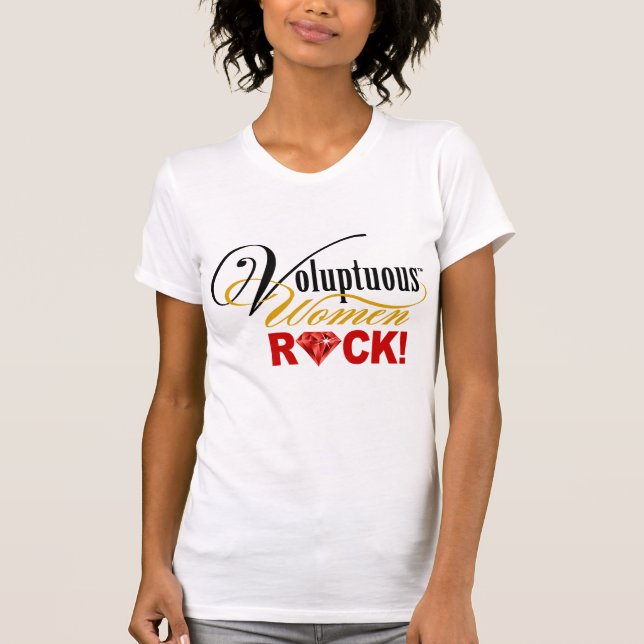 CHICAGO BLING - "Voluptuous Women Rock!" T-Shirt (Front)