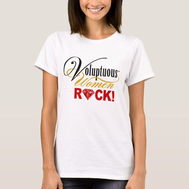 CHICAGO BLING - "Voluptuous Women Rock!" T-Shirt (Front)