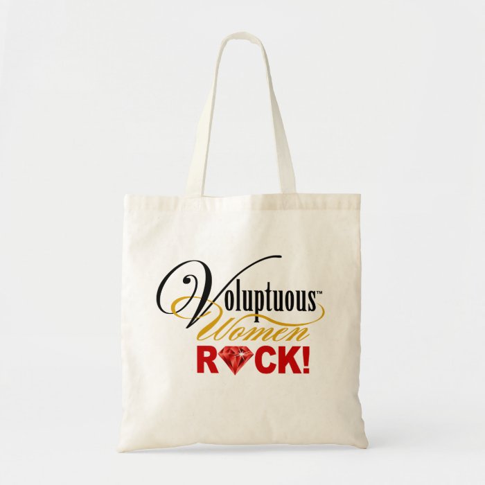 CHICAGO BLING   "Voluptuous Women Rock" Tote Bag