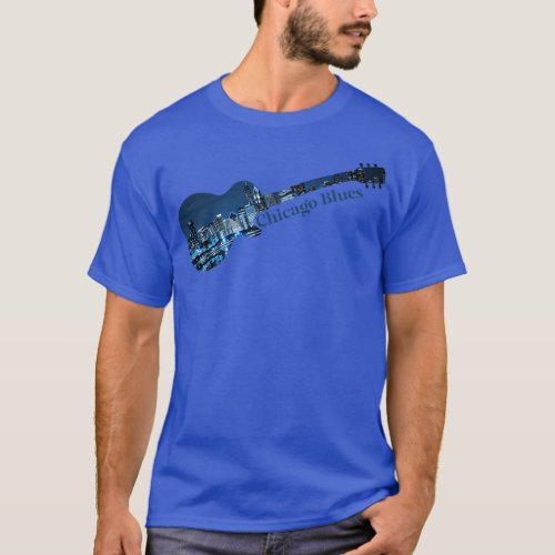 Chicago Blues Guitar T_Shirt