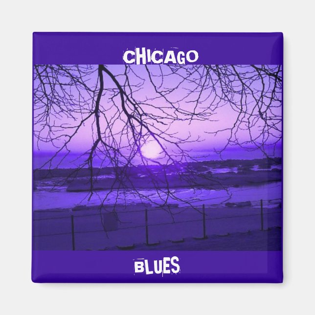 CHICAGO BLUES MAGNET (Front)