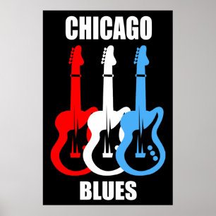 Chicago Blues Poster