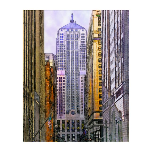 Chicago Board Of Trade - Rectangular Acrylic Art (Front)