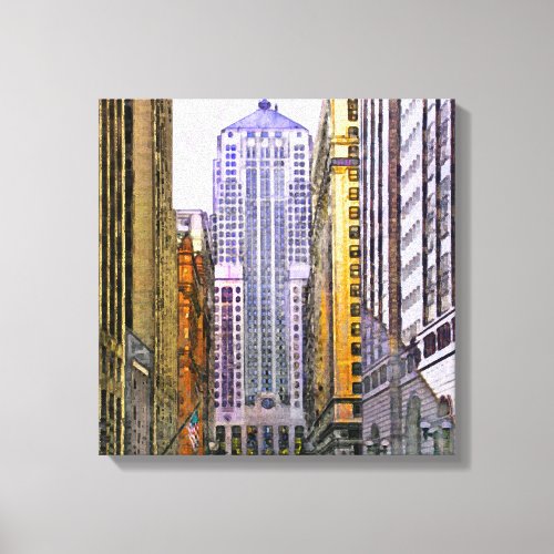 Chicago Board Of Trade _ Square Canvas Art