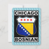 Chicago Bosnian American Card (Front)