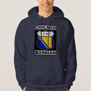 Chicago Bosnian American Design Hoodie