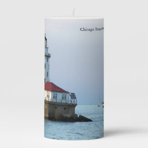 Chicago Breakwater Light & WIndy II candle