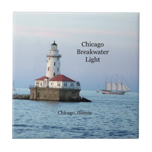Chicago Breakwater Light & Windy II tile (Front)