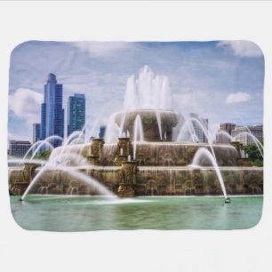 Chicago Buckingham Baby Blanket
