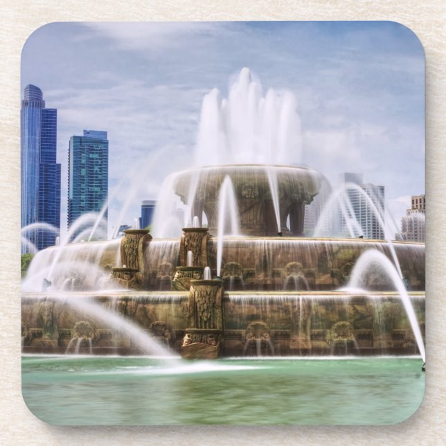 Chicago Buckingham Beverage Coaster (Front)