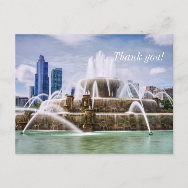 Chicago Buckingham Thank You Postcard (Front)