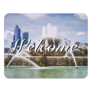 Chicago Buckingham Welcome Door Sign