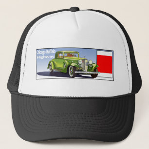 Chicago - Buffalo Highway National Auto Trail Trucker Hat