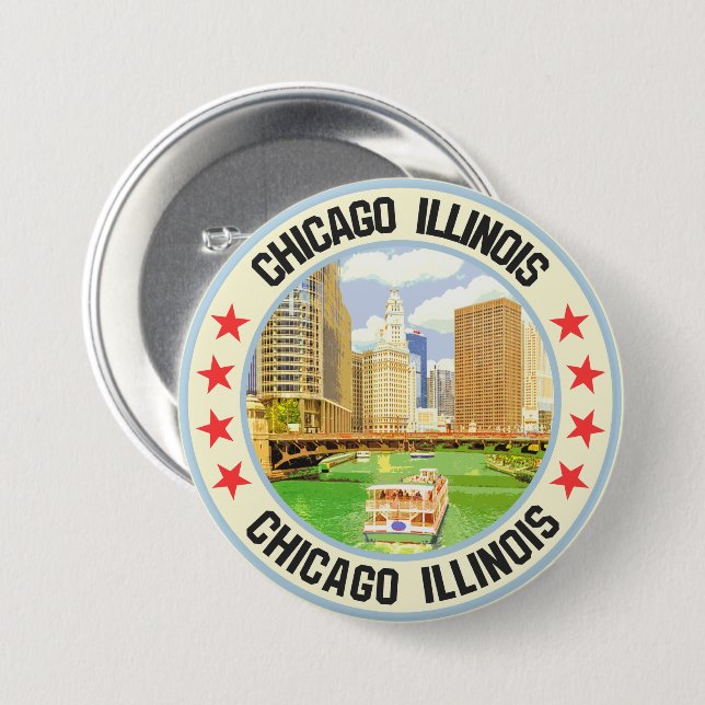 Chicago                                            button (Front & Back)