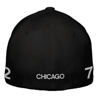 Chicago Cap: CHI Chicago 312 & 773 White Text Embroidered Baseball Cap