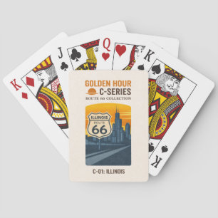 Chicago Centennial Skyline Sunset Deck Poker Cards