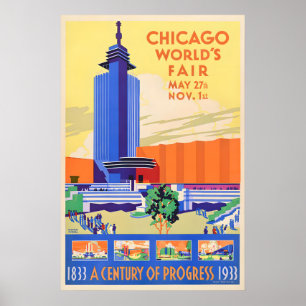 Chicago Century of Progress - Vintage World's Fair Poster