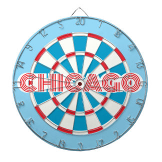 CHICAGO Chitown Pride Dart Board