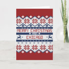 Chicago Flag Holiday Card | Zazzle.com