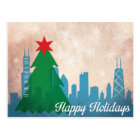 Chicago Skyline in Winter Postcard | Zazzle.com