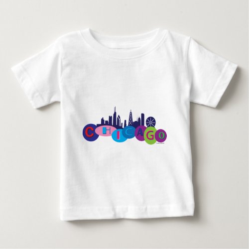 Chicago_Circles_1 Baby T_Shirt