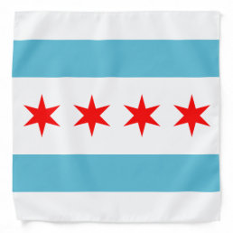 Chicago City flag Bandana