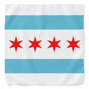 Chicago City flag Bandana