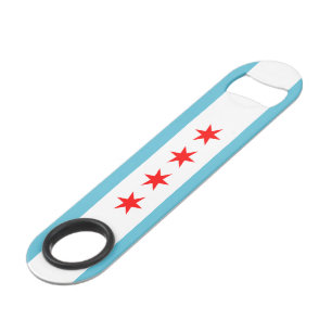 Chicago City flag Bar Key
