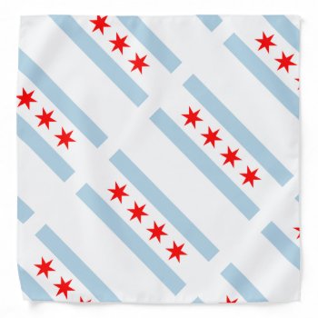 Chicago City Flag Pattern Custom Bandana by iprint at Zazzle