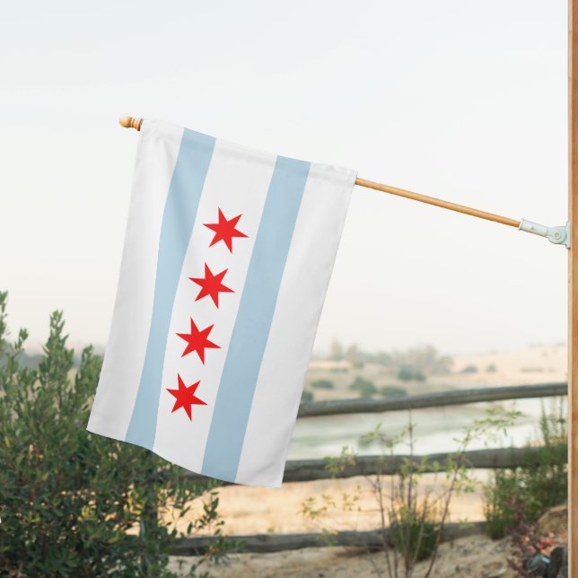 Chicago city house flag (Insitu (Back))