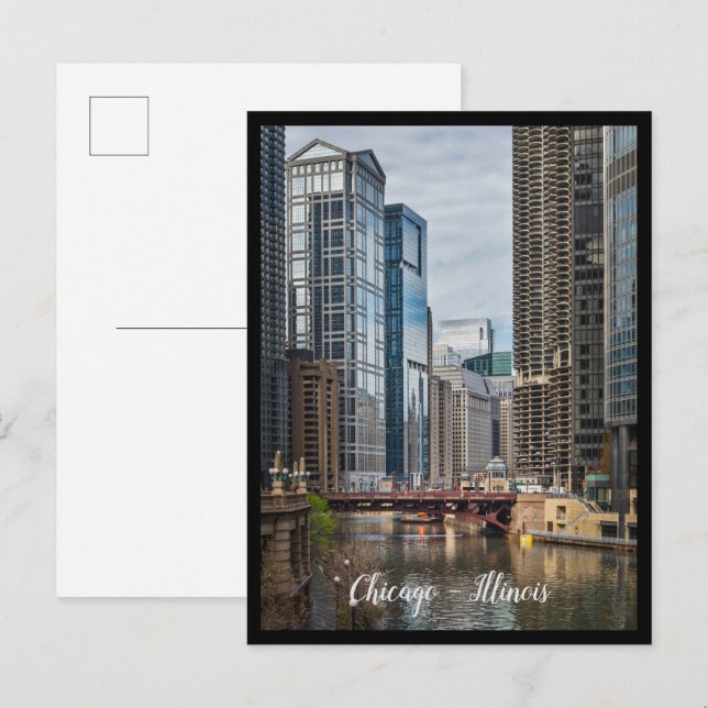 Chicago City, Illinois Postcard (Front/Back)
