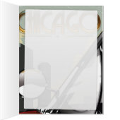 Chicago City vintage auto travel poster (Inside (Right))