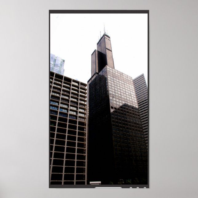 Chicago Cityscape 4 Poster (Front)