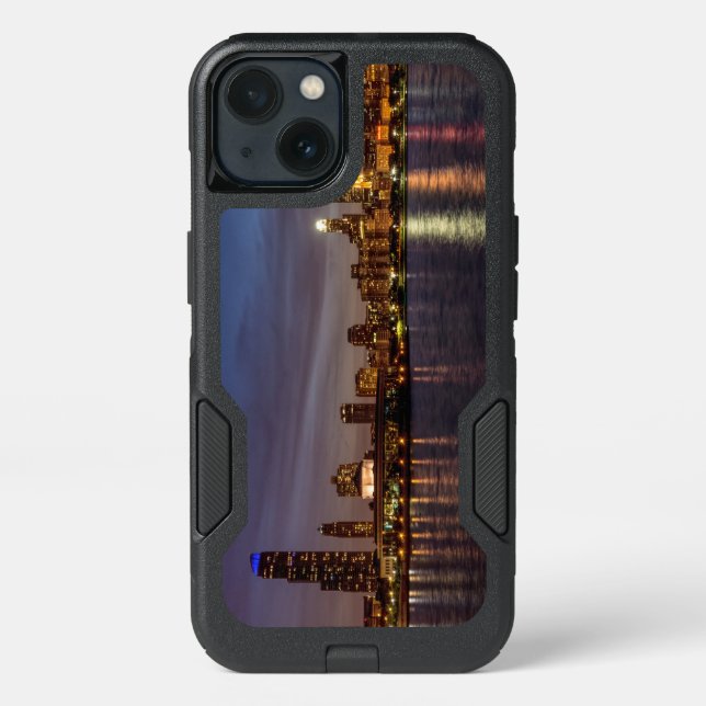 Chicago Cityscape Night OtterBox Samsung Galaxy Ca (Back)