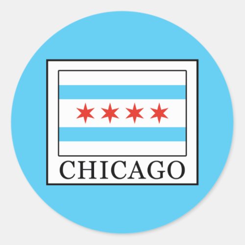 Chicago Classic Round Sticker