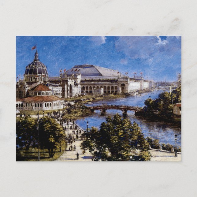 Chicago Columbian Exhibition Postcard (Front)