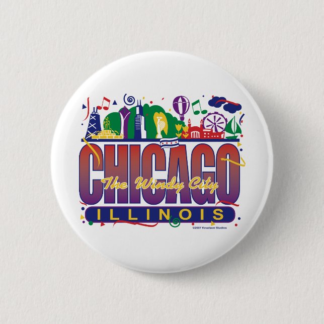 Chicago-Confetti Button (Front)