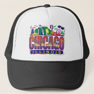Chicago-Confetti Trucker Hat