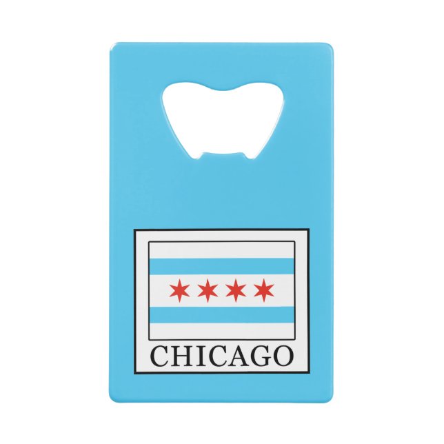 Chicago Credit Card Bottle Opener (Front)